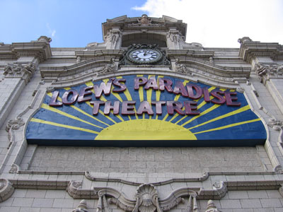 Loew's Paradise Movie Theatre 2006