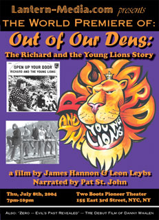 Lantern-Media poster for Out of Our Dens the Richard and the Young Lions Story